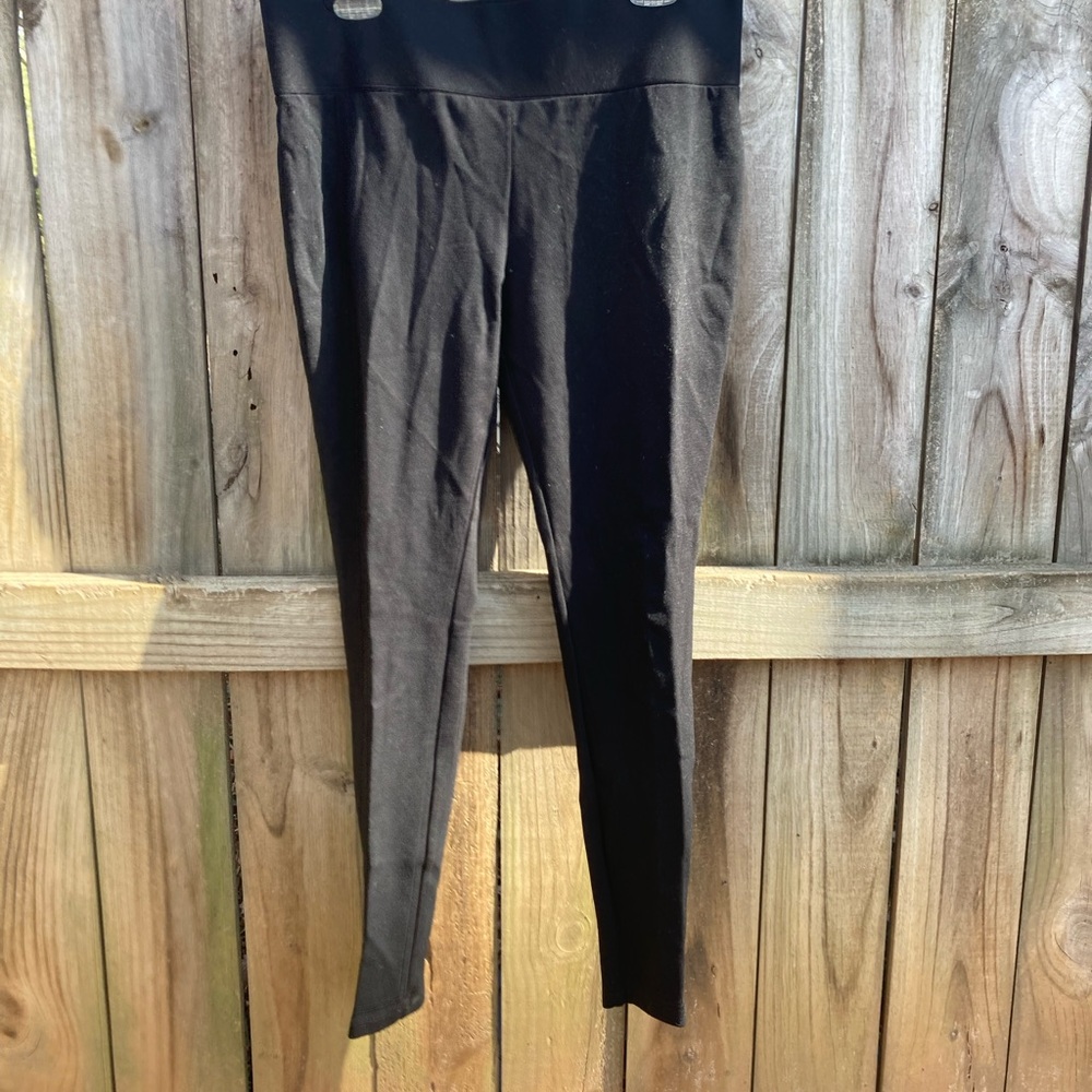 Philosophy black pull on pants